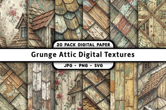 Download Grunge Attic Digital Textures - Digital textures Collection