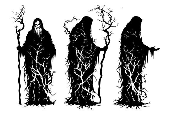 Download Undead Lich Silhouette Black - Premium Resources