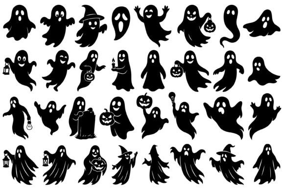 Download Ghost Silhouette SVG Pack - Premium Bundle