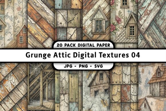 Download Grunge Attic Digital Textures 04 - Digital textures Collection