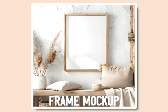 Download Frame Mockup Retro Neutral Colors - Neutral colors Collection