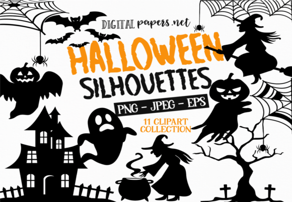 Download Halloween Spooky Silhouettes - Spooky silhouettes Collection
