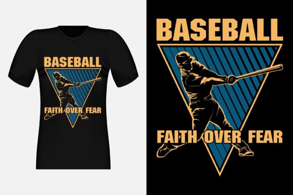 Download Baseball Faith over Fear Silhouette - Fear silhouette Collection
