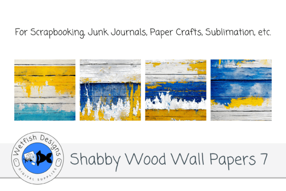 Download Shabby Chic Wood Digital Textures 7 - Digital textures Collection