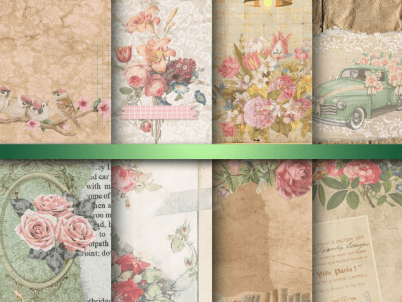 Download Shabby Floral Backgrounds 12 X 12 - Floral backgrounds Collection