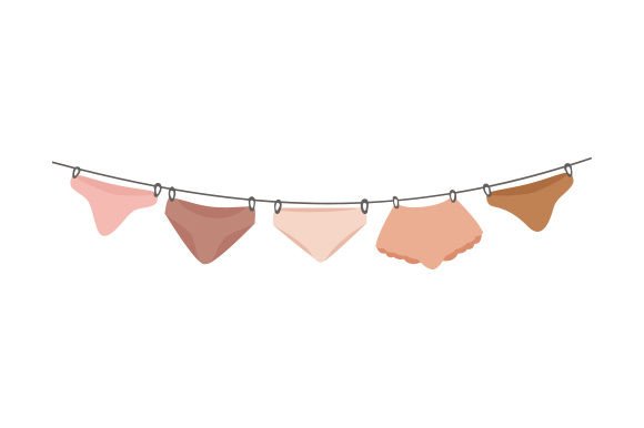 Download Knickers on Washing Line, Neutral Colors - Neutral colors Collection